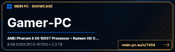PC-Showcase Gamer-PC von masterpsp auf MEIN PC
