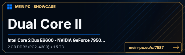 PC-Showcase Dual Core II von Leitai auf MEIN PC