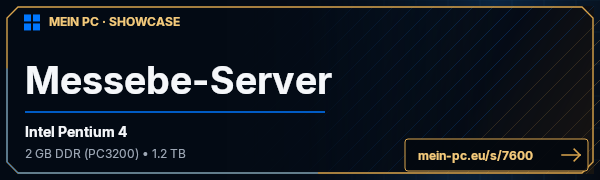 PC-Showcase Messebe-Server von messebe auf MEIN PC