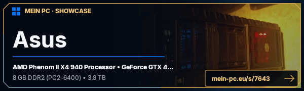 PC-Showcase Asus von gamer-nvidia auf MEIN PC
