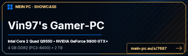 PC-Showcase Vin97's Gamer-PC von Vin97 auf MEIN PC