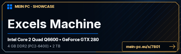 PC-Showcase Excels Machine von Excelsior auf MEIN PC
