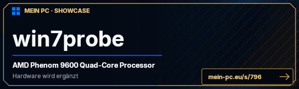 PC-Showcase win7probe von moggel84 auf MEIN PC