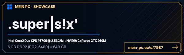 PC-Showcase .super|s!x' von six4 auf MEIN PC