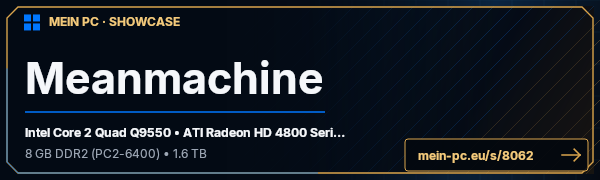 PC-Showcase Meanmachine von h264 auf MEIN PC