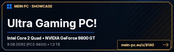 PC-Showcase Ultra Gaming PC! von McStef auf MEIN PC