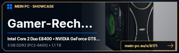 PC-Showcase Gamer-Rechner von ttiimmoo auf MEIN PC