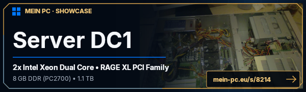 PC-Showcase Server DC1 von Steggi auf MEIN PC