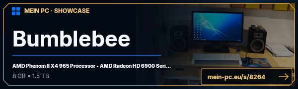 PC-Showcase Bumblebee von iLoad auf MEIN PC
