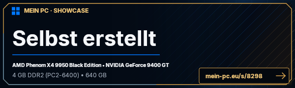 PC-Showcase Selbst erstellt von Lagramoth auf MEIN PC