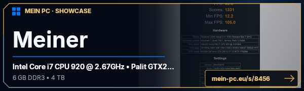 PC-Showcase Meiner von sapientior auf MEIN PC
