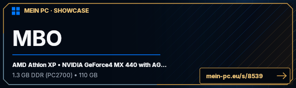 PC-Showcase MBO von robusoe auf MEIN PC