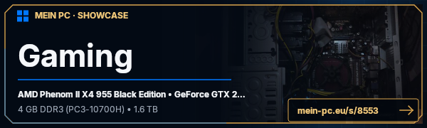 PC-Showcase Gaming von xbeatk1ng auf MEIN PC