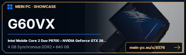 PC-Showcase G60VX von Mars auf MEIN PC