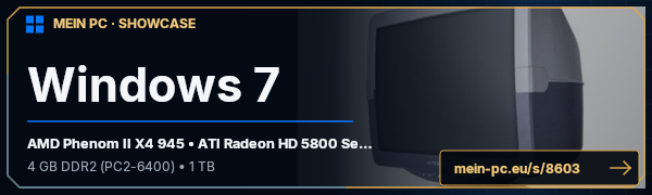 PC-Showcase Windows 7 von ProPheX auf MEIN PC
