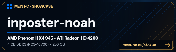 PC-Showcase inposter-noah von ~Noah~ auf MEIN PC