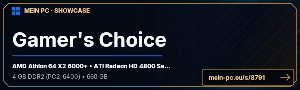 PC-Showcase Gamer's Choice von DangerousDetlef auf MEIN PC