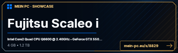 PC-Showcase Fujitsu Scaleo i von rmom666 auf MEIN PC