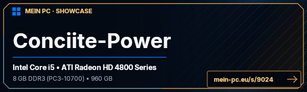 PC-Showcase Conciite-Power von chino582 auf MEIN PC
