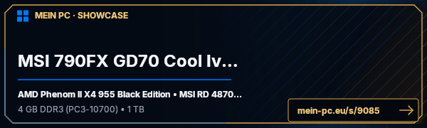 PC-Showcase MSI 790FX GD70 Cool Ivan von Cool Ivan auf MEIN PC