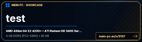 PC-Showcase test von s50e1 auf MEIN PC
