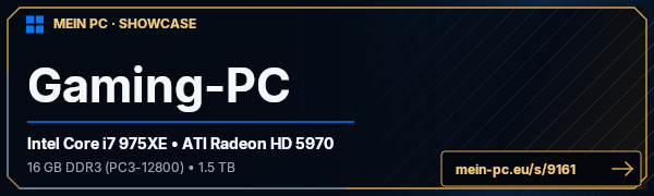 PC-Showcase Gaming-PC von Aldimaster auf MEIN PC
