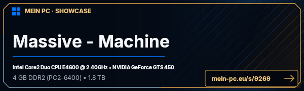 PC-Showcase Massive - Machine von Isec auf MEIN PC