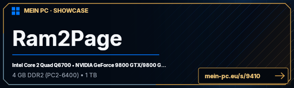 PC-Showcase Ram2Page von Rampage auf MEIN PC