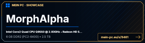 PC-Showcase MorphAlpha von Morpheus auf MEIN PC