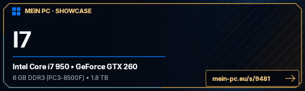 PC-Showcase I7 von Lueti auf MEIN PC