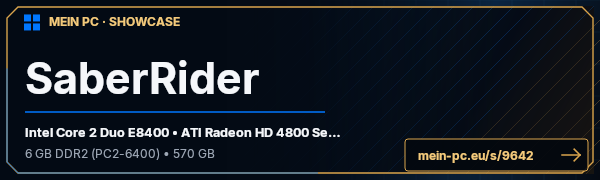 PC-Showcase SaberRider von SaberRider auf MEIN PC