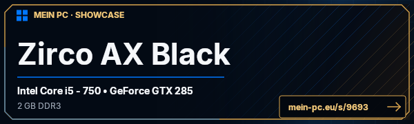 PC-Showcase Zirco AX Black von Unnbekannt0815 auf MEIN PC