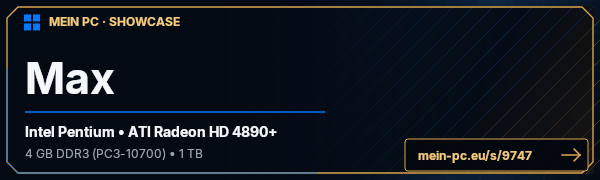 PC-Showcase Max von di3milch auf MEIN PC